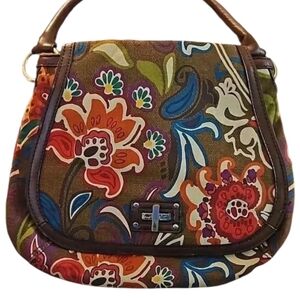 Vintage Relic Bohemian Canvas Floral Bag OS